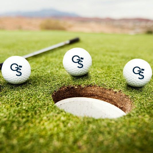 GS Golf Logo Golf Balls- Set of Three
