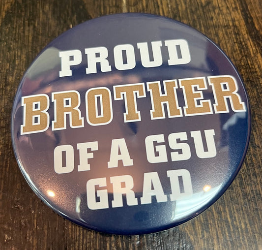 Grad Brother Button Pin