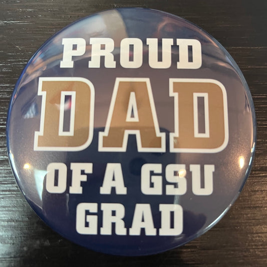 Grad Dad Button Pin