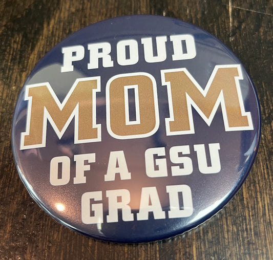 Grad Mom Button Pin