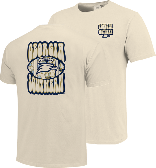 Groovy Football - Comfort Colors Ivory