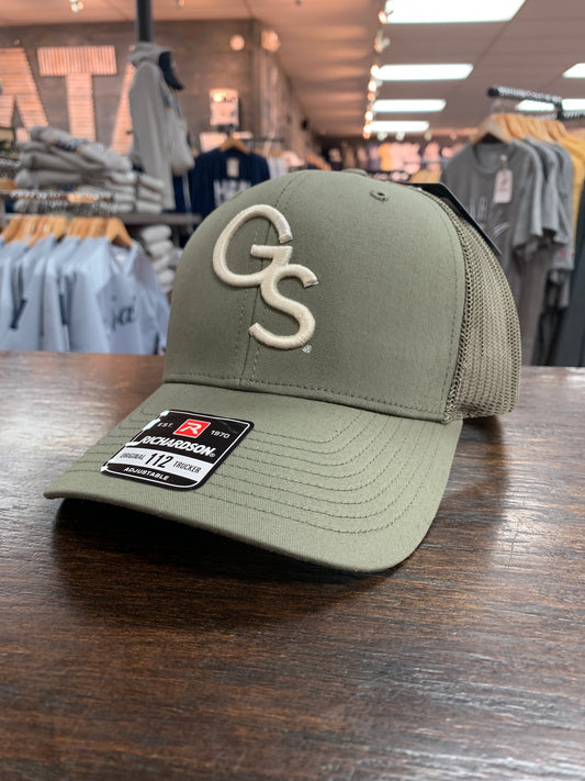 Richardson 112 - Interlocking GS - OD Green/Ivory