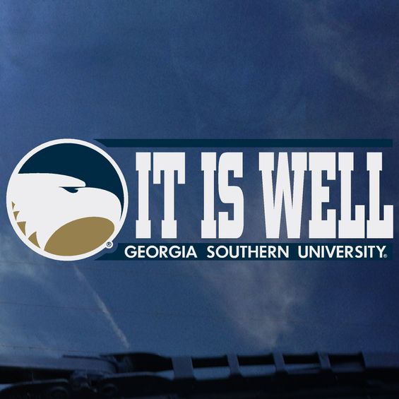 IT IS WELL Decal Sticker - 2" x 6.5"