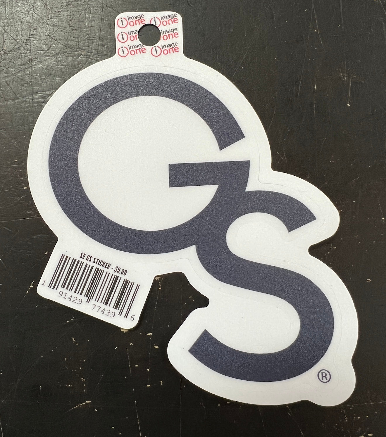 Interlocking GS Logo Decal Matte-Coated Sticker