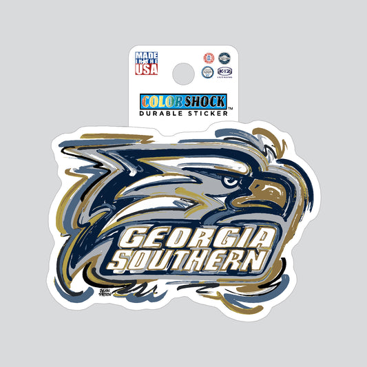 Justin Patten Athletic Eagle Logo Decal Matte-Coated Sticker