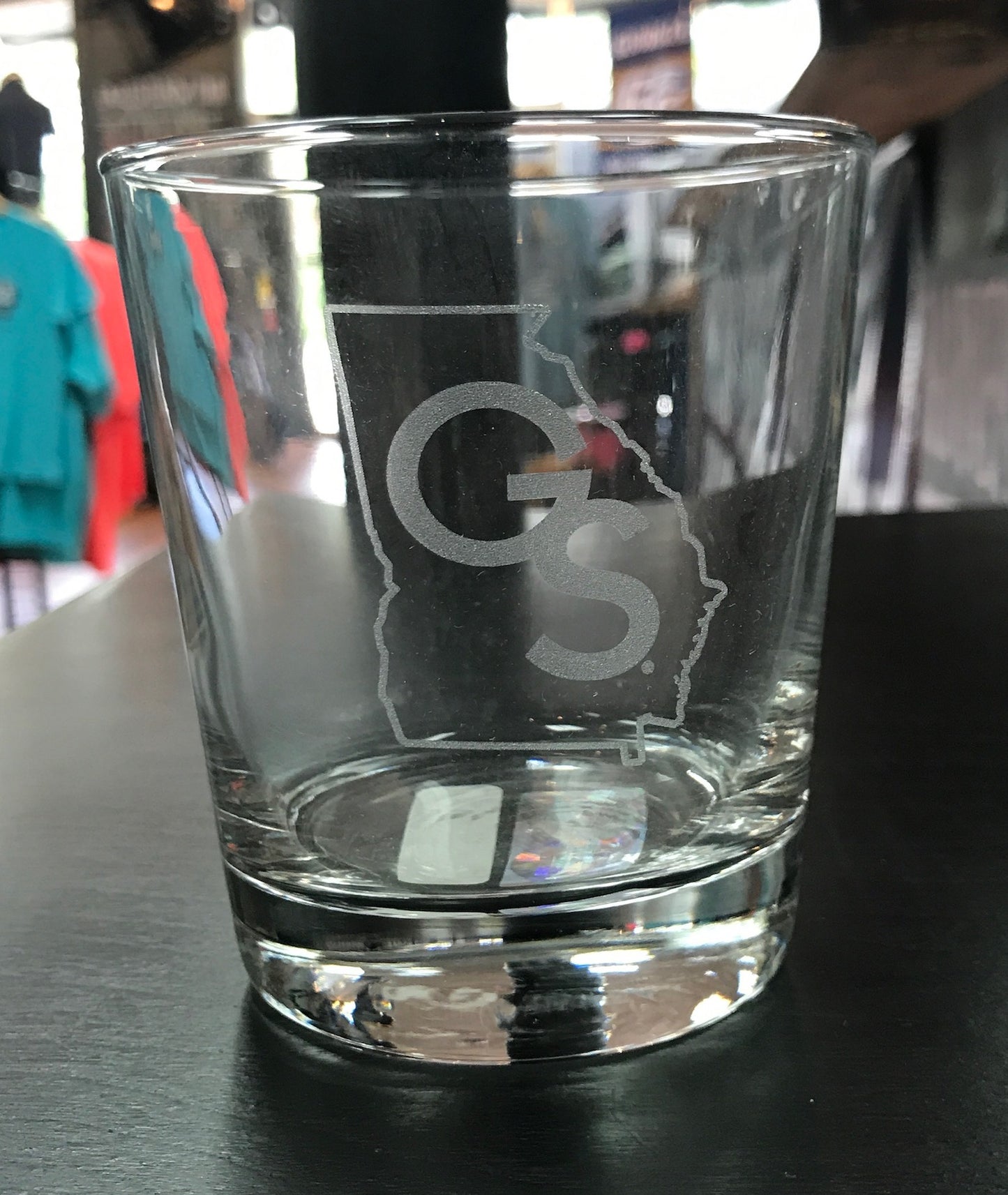 GS State - Etched Rocks Glass Tumbler