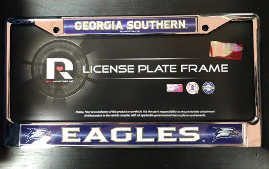 License Plate Frame Sparkle - Metal