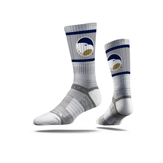 Strideline Crew Sock - Academic Eagle Head