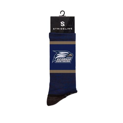 Strideline  Crew Sock - Athletic Eagle Blue/Black