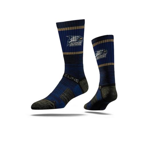 Strideline  Crew Sock - Athletic Eagle Blue/Black