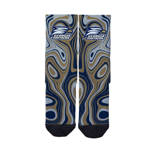 Strideline Dress Sock - Oil Slick Pattern