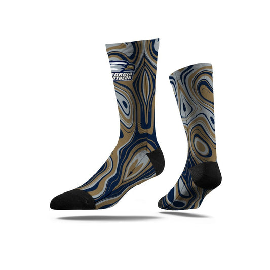 Strideline Dress Sock - Oil Slick Pattern