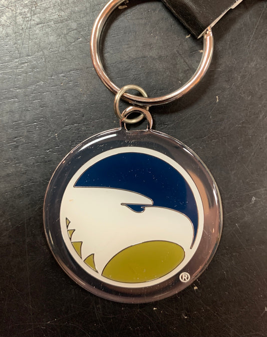 Nickel Finish Key Chain - Academic Eagle