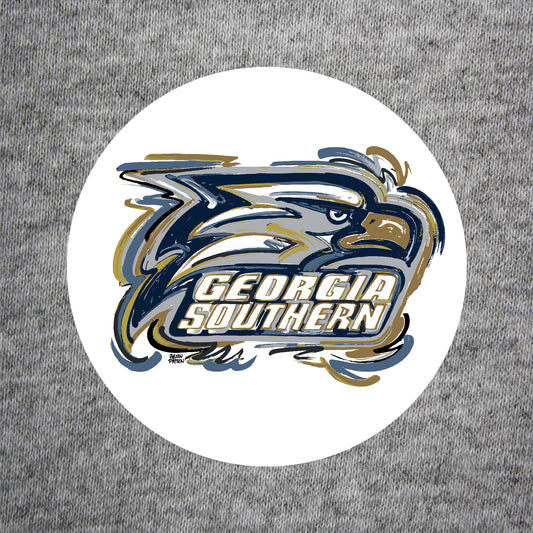 Justin Patten Athletic Eagle Button Pin
