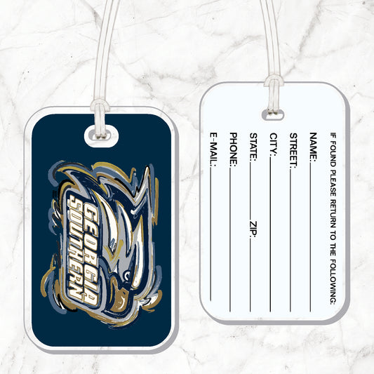 Justin Patten Athletic Eagle Acrylic Luggage Tag