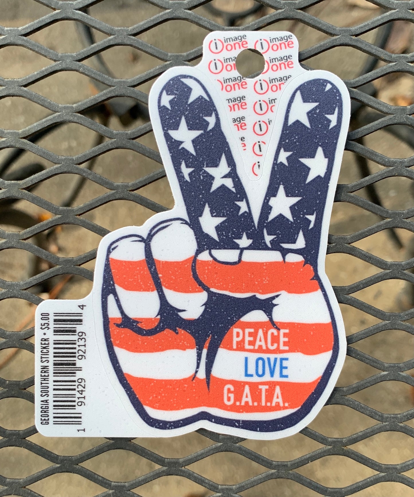 Peace Love GATA Decal Sticker