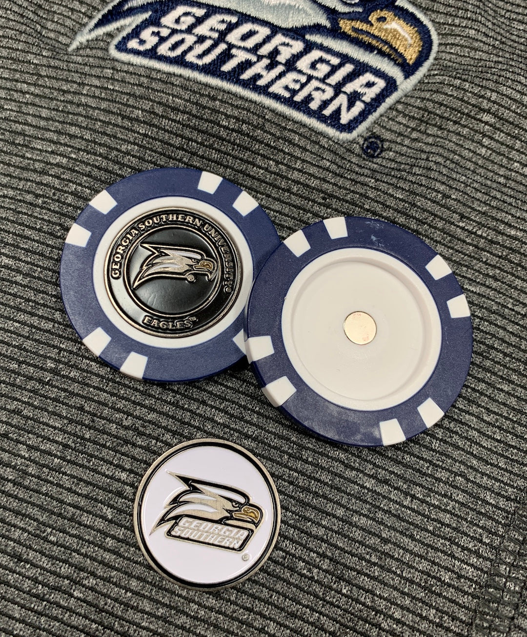 Poker Golf Chip with Ball Marker