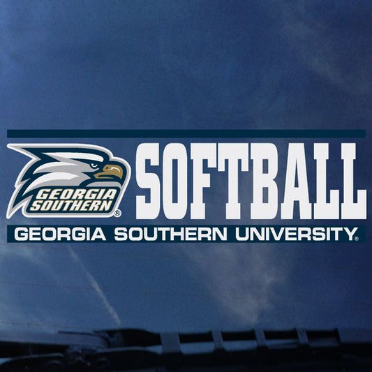 SOFTBALL Decal Sticker - 2" x 6.5"