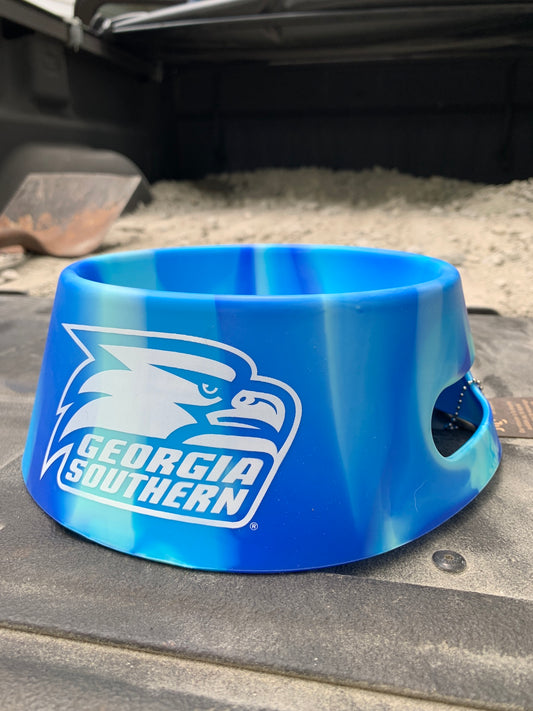 Silipint® Arctic Sky - 100% FDA Approved Silicone Aqua-fur Dog Bowl