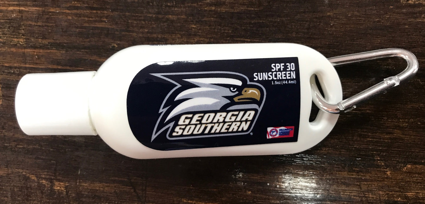 SPF 30 Sunscreen w/Carabiner - Georgia Southern Branded
