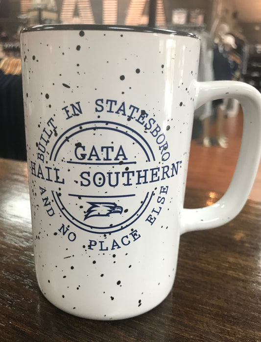 Tall Camper Ceramic Coffee Mug