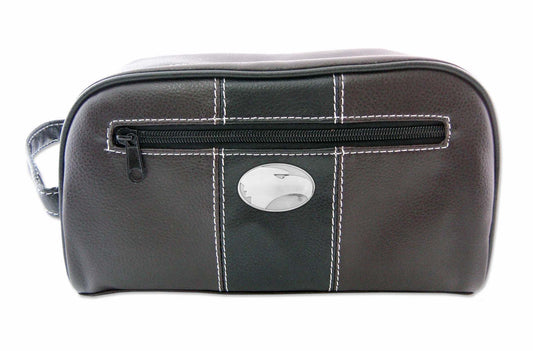 Brown & Black Toiletry Bag