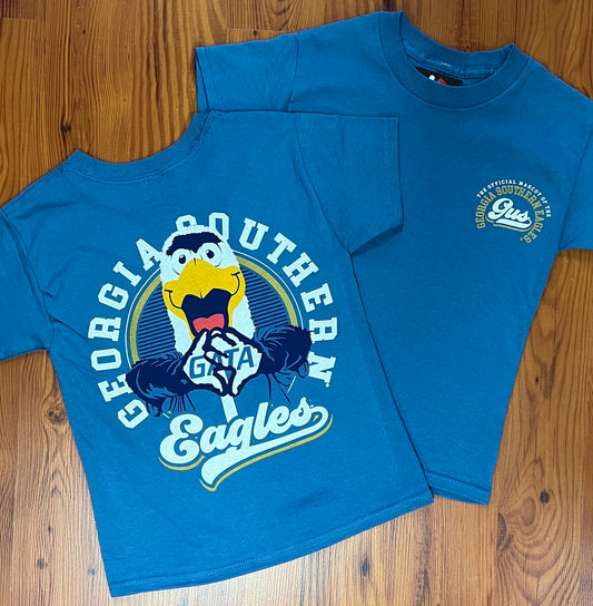 YOUTH Vintage Mascot Gus - Hanes Denim Blue