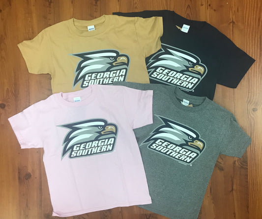 YOUTH Athletic Eagle Head - Navy, Charcoal Heather, Light Pink