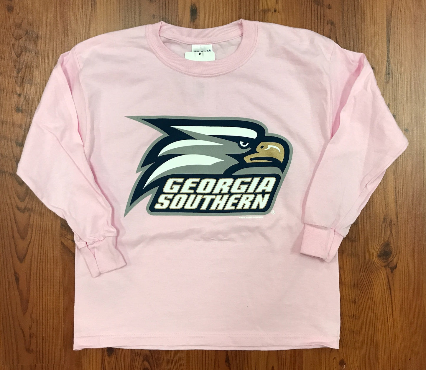 YOUTH Long Sleeve Athletic Eagle Head - Pink
