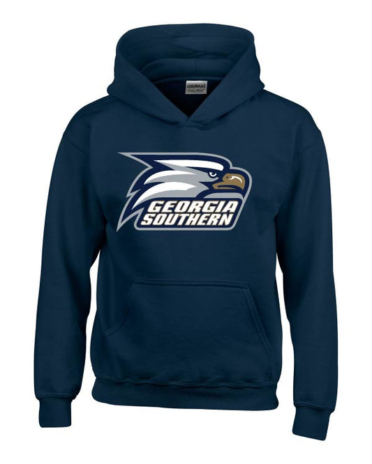 YOUTH Hoody Sweatshirt - Athletic Eagle Head - Navy