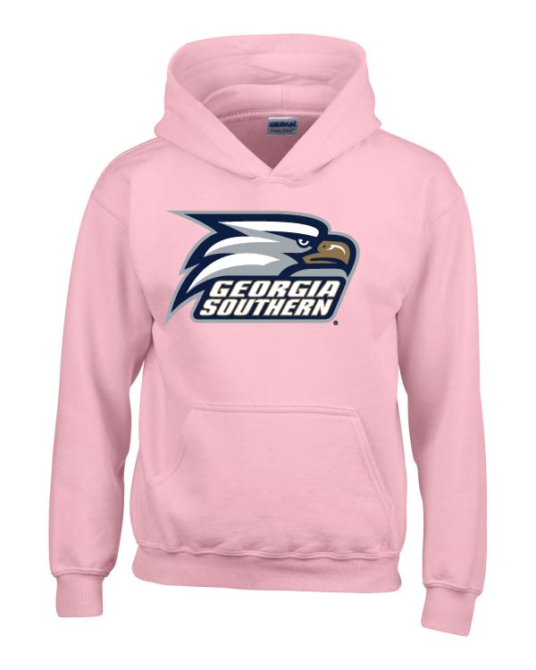 YOUTH Hoody Sweatshirt - Athletic Eagle Head - Pink